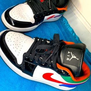 Low top mutual color Jordan 1s